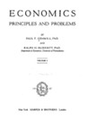 Economics: Principles And Problems by Paul Fleming Gemmill , 1917