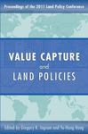 Value Capture And Land Policies by Gregory K. Ingram , co-editor, 1965